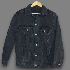 J. Galt John Galt Women's Sz S Faded Black Denim Jean Jacket - GREAT CONDITION!